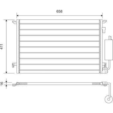 Valeo | Kondensator, Klimaanlage | 817648
