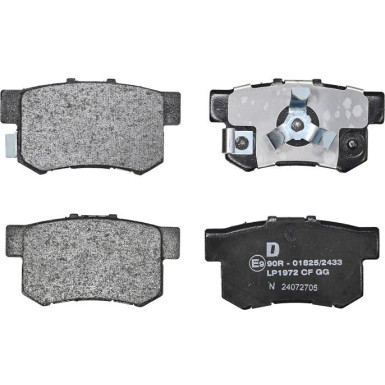 Delphi | Bremsbelagsatz, Scheibenbremse | LP1972