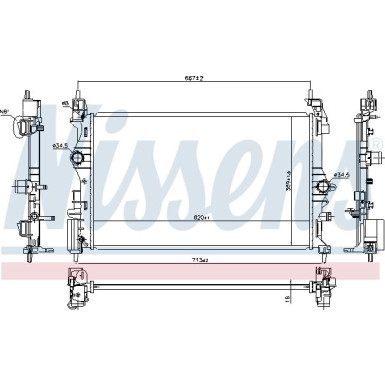 630783 Kühler, Motorkühlung