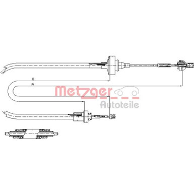11.2871 Seilzug, Kupplungsbetätigung 11.2871 Seilzug, Kupplungsbetätigung