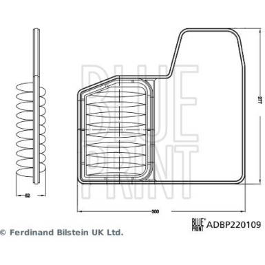 ADBP220109 Luftfilter