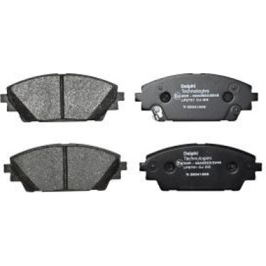 Delphi Bremsbelagsatz, Scheibenbremse LP2701