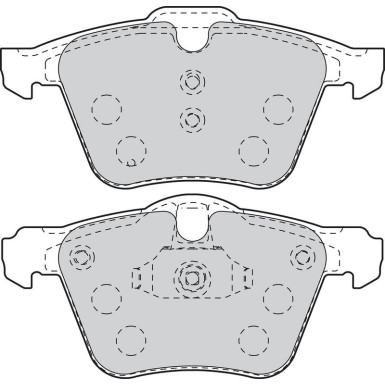 Valeo Bremsbelagsatz, Scheibenbremse ESSENTIAL 302106