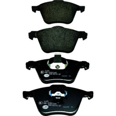 8DB 355 011-571 Bremsbelagsatz, Scheibenbremse