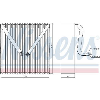 Nissens | Verdampfer, Klimaanlage | 92191 Nissens | Verdampfer, Klimaanlage | 92191