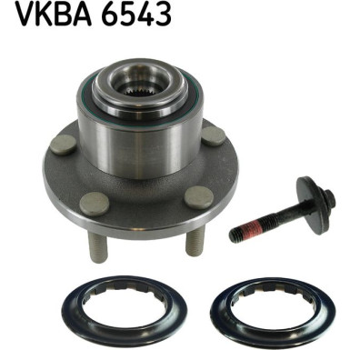 SKF VKBA 6543 Radlagersatz mit integriertem ABS-Sensor, 78 mm