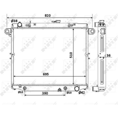 53919 Kühler, Motorkühlung