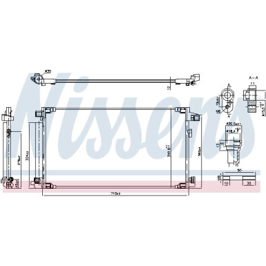 941071 Kondensator, Klimaanlage ** FIRST FIT **