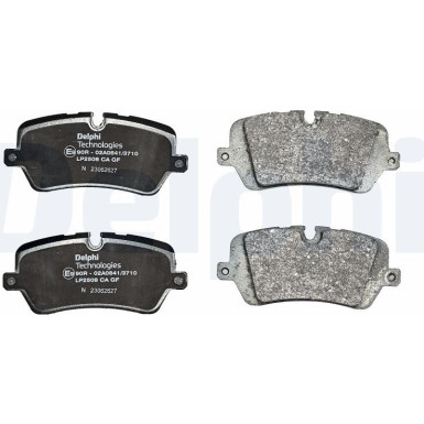 LP2508 Bremsbelagsatz, Scheibenbremse