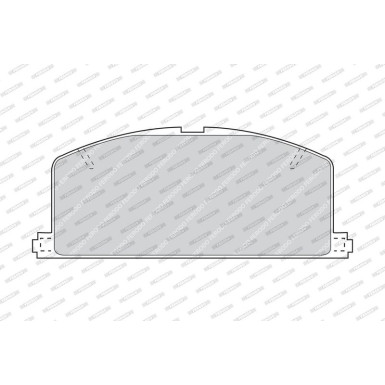 Ferodo | Bremsbelagsatz, Scheibenbremse | FDB308