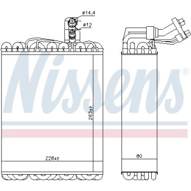 92135 Verdampfer, Klimaanlage