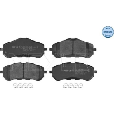 025 258 9518 Bremsbelagsatz, Scheibenbremse MEYLE-ORIGINAL: True to OE.
