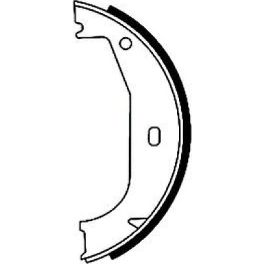 91045500 Bremsbackensatz, Feststellbremse