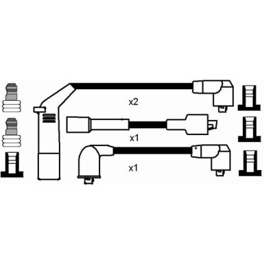 7367 Zündleitungssatz