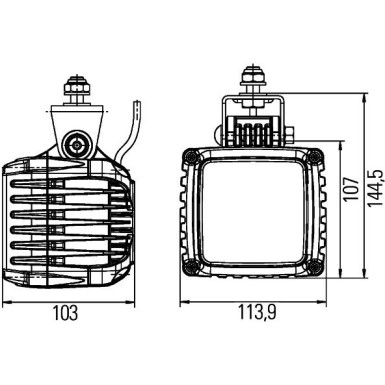 Hella | Arbeitsscheinwerfer | 1GA 996 189-031