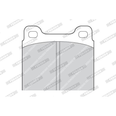Ferodo | Bremsbelagsatz, Scheibenbremse | FDB2M