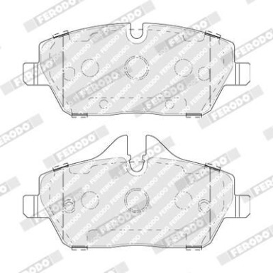 Ferodo | Bremsbelagsatz, Scheibenbremse | FDB5092 Ferodo | Bremsbelagsatz, Scheibenbremse | FDB5092