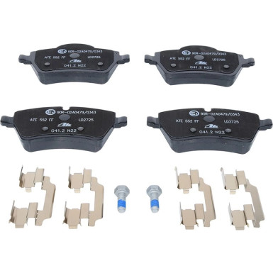 Bremsbelagsatz, Scheibenbremse ATE Ceramic 13.0470-2725.2