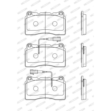 FDB1794 Bremsbelagsatz, Scheibenbremse PREMIER ECO FRICTION