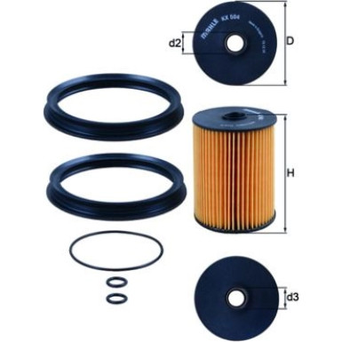 KX 504D Kraftstofffilter