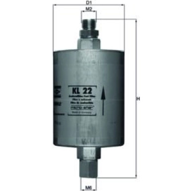 KL 22 Kraftstofffilter