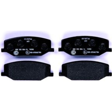 Hella | Bremsbelagsatz, Scheibenbremse | 8DB 355 006-161
