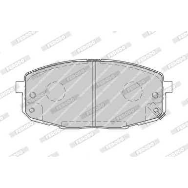 Ferodo | Bremsbelagsatz, Scheibenbremse | FDB1869