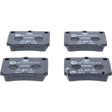 13.0460-5698.2 Bremsbelagsatz, Scheibenbremse