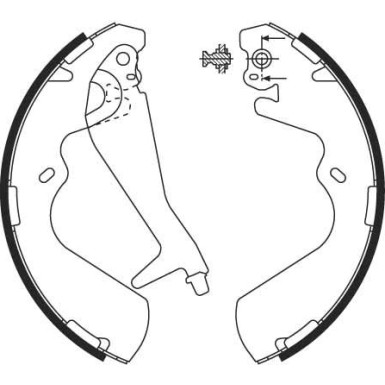 TRW | Bremsbackensatz | GS8696