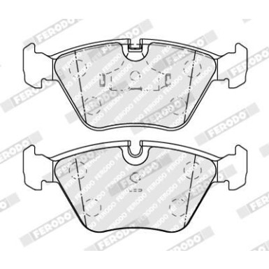 Ferodo | Bremsbelagsatz, Scheibenbremse | FDB577 Ferodo | Bremsbelagsatz, Scheibenbremse | FDB577