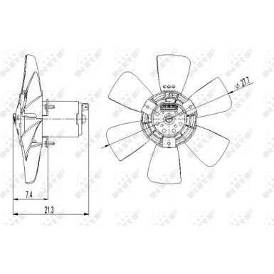 47391 Lüfter, Motorkühlung 47391 Lüfter, Motorkühlung