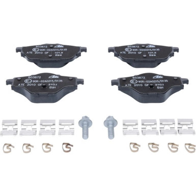 ATE | Bremsensatz, Scheibenbremse | 24.0112-0212.1 + 13.0460-3872.2