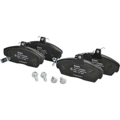 Delphi | Bremsbelagsatz, Scheibenbremse | LP911