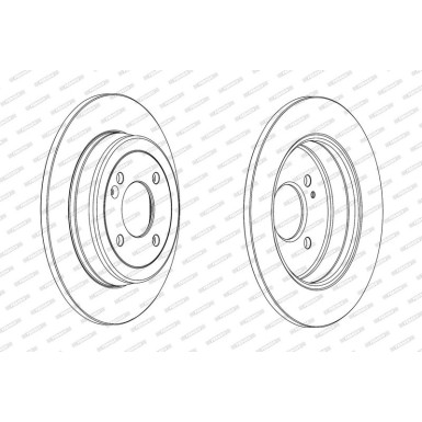 Ferodo | Bremsscheibe | DDF2090C