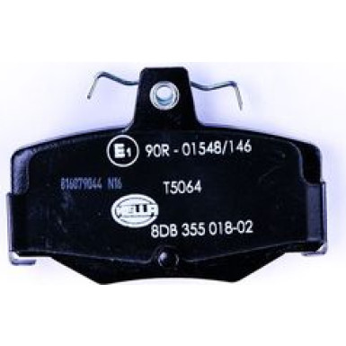 Hella | Bremsbelagsatz, Scheibenbremse | 8DB 355 018-021