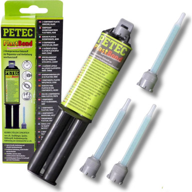 PETEC 98325 Reparatursatz, Kunststoffreparatur -40°C +140°C°C, schwarz 24ml
