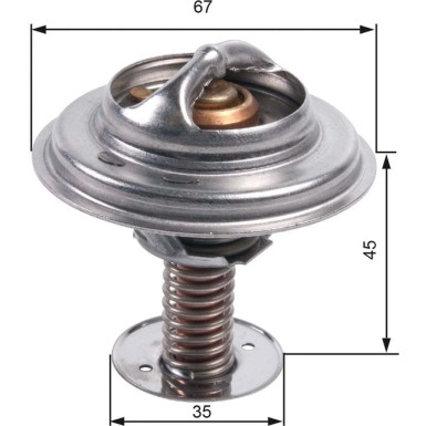 TH45682G1 Thermostat, Kühlmittel