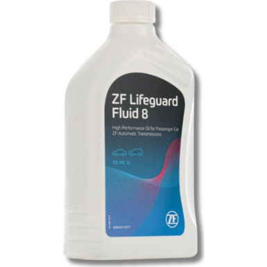 7x ZF GETRIEBE LifeGuardFluid 8 S671.090.312 Automatikgetriebeöl ATF 8HP, 1l, grün (7 Liter)