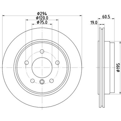 Hella | Bremsscheibe | 8DD 355 112-271