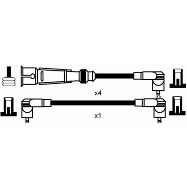 0950 Zündleitungssatz