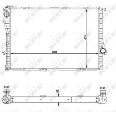 55322 Kühler, Motorkühlung 55322 Kühler, Motorkühlung