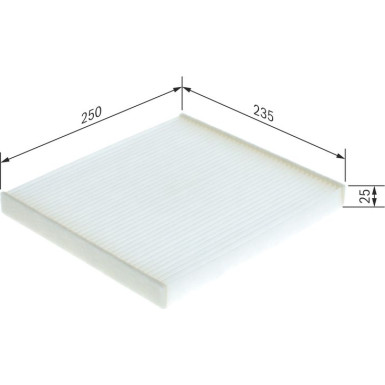 BOSCH 1 987 432 065 Innenraumfilter