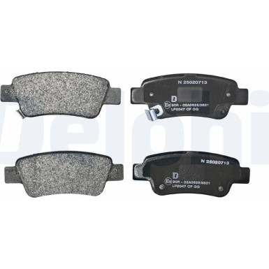 LP2047 Bremsbelagsatz, Scheibenbremse