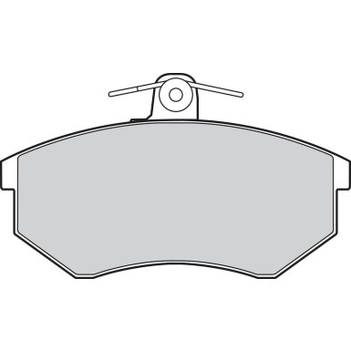 Valeo Bremsbelagsatz, Scheibenbremse ESSENTIAL 301252