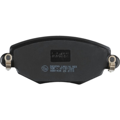 GDB1434 Bremsbelagsatz, Scheibenbremse COTEC