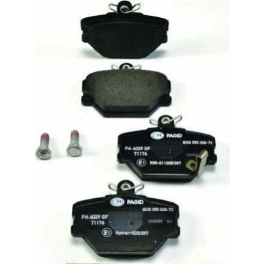 Hella Pagid | Bremsbelagsatz, Scheibenbremse | 8DB 355 008-721