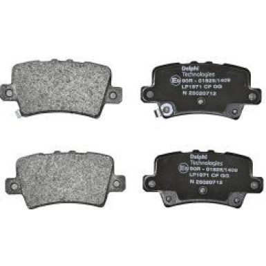Delphi Bremsbelagsatz, Scheibenbremse LP1971