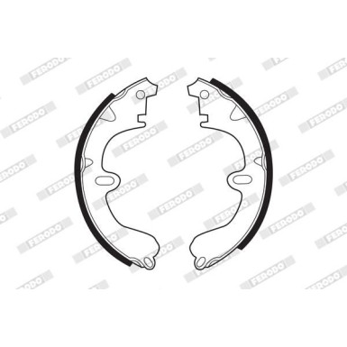 Ferodo | Bremsbackensatz | FSB208