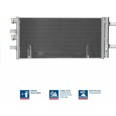 Nissens | Kondensator, Klimaanlage | 940509