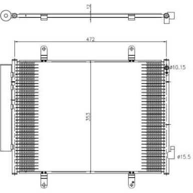 350371 Kondensator, Klimaanlage EASY FIT 350371 Kondensator, Klimaanlage EASY FIT
